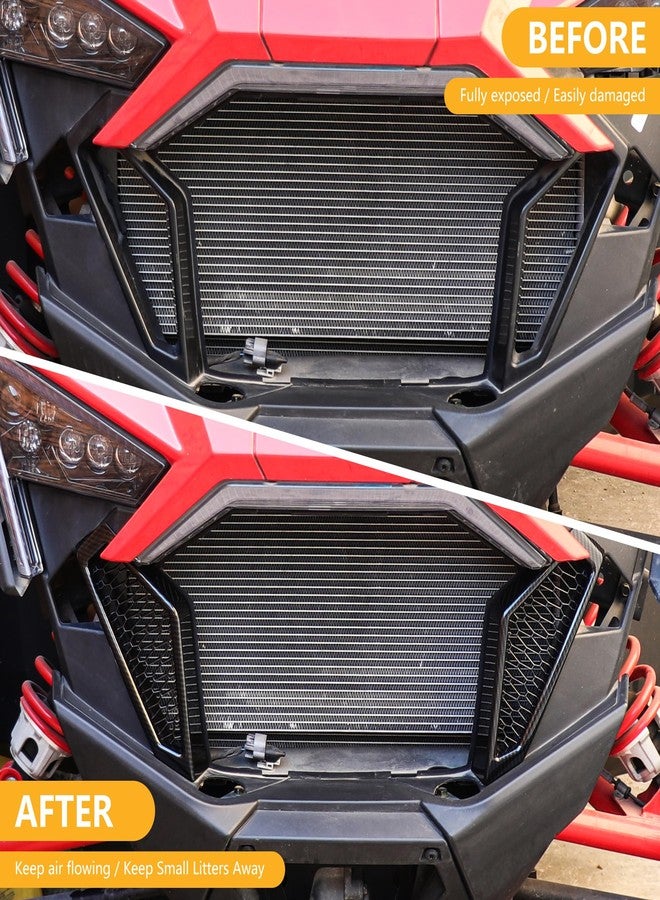 RERPRO UTV RZR PRO XP Front Side Mesh Grill Cover Fascia Grille Insert Compatible with 2020 2021 2022 2023 2024 2025 2026 Polaris RZR PRO XP/4 Exterior Accessories Inlet Protection Bezel Trim Decor - Image 3
